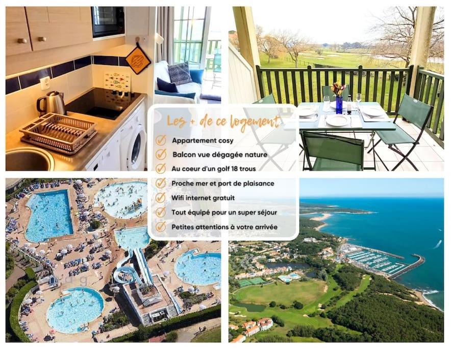 "L'Harmonie" Appartement Cosy 4 Personnes, Vue Golf, Wifi Gratuit Talmont-Saint-Hilaire Exterior photo